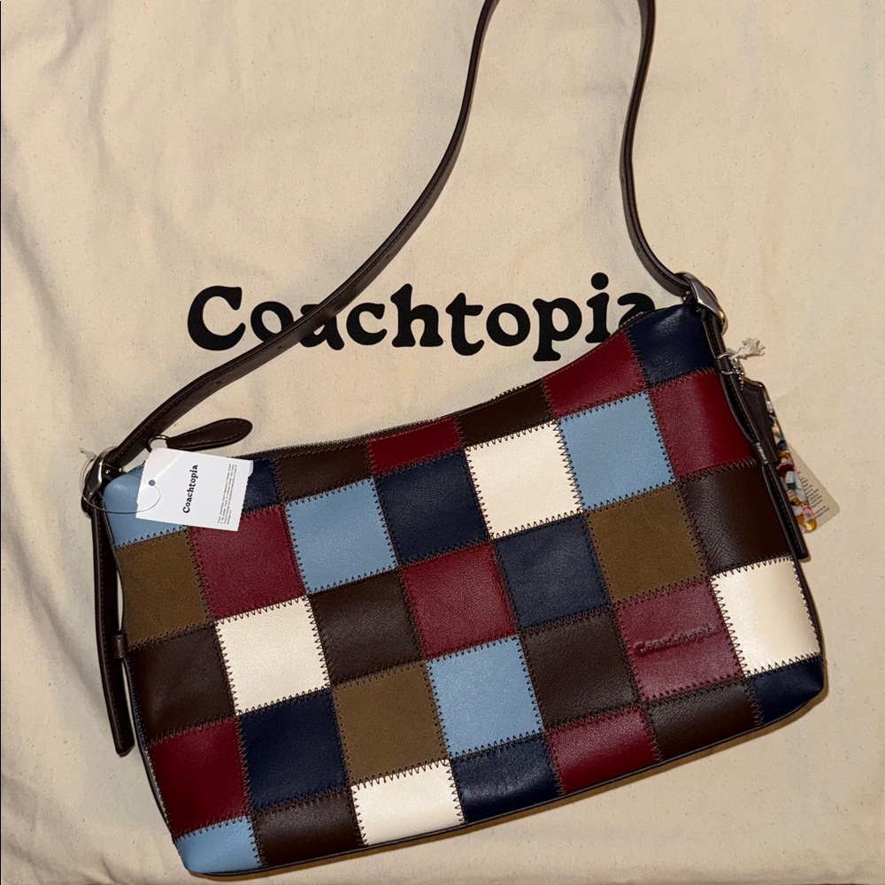 Coach Multicolor Patchwork Shoulder Bag